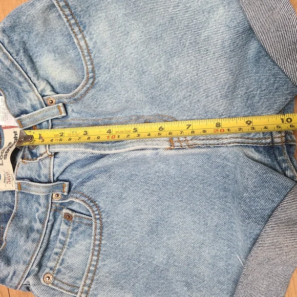Levi's Women's Blue Denim Shorts - Picture 5 of 6